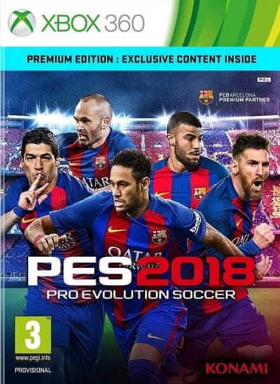 Pro evolution soccer 2025 2018 xbox 360