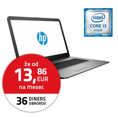 HP prijenosno računalo 15-ay014nm i3-6006U/4GB/1TB/15,6FHD/AMDR5/Win10H (Z9C64EA)