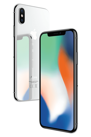 Apple telefon iPhone X, 64 GB, srebrni