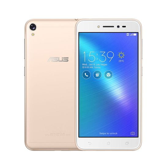 ASUS GSM telefon ZenFone Live, zlatni