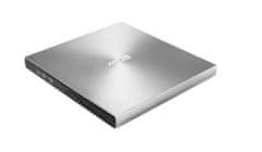 ASUS SDRW-08U9M-U vanjski DVD pisač, USB-C+A, srebrni