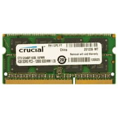 Crucial memorija (RAM) za prenosnik DDR3 SO-DIMM 4 GB 1600 MHz (CT51264BF160B)