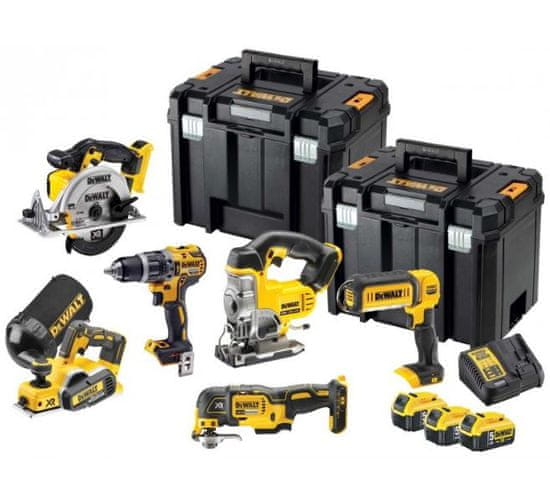 DeWalt set akumulatorskog alata DCK691M3, 6-dijelni