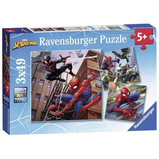 Ravensburger slagalica Spiderman, 3x49d