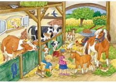 Ravensburger slagalica Životinje na farmi, 2x24d