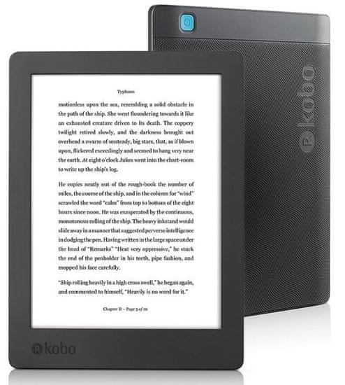 Kobo E-čitač Aura H2O 2nd EDITION, 17.2 cm (6.8") Touch, 8GB WiFi, crni (N867-KU-BK-K-EP)