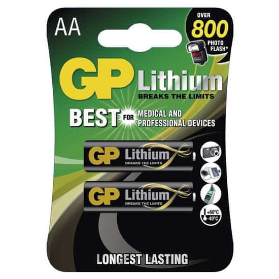 GP Baterija Lithium AA, 2 komada