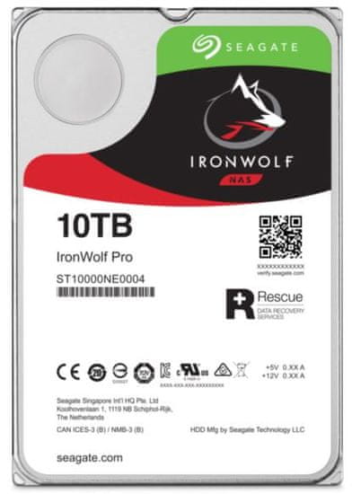 Seagate tvrdi disk NAS IronWolf PRO 10 TB, Sata 3, 6 Gb/s, 7200 (ST10000NE0004)