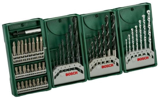 Bosch komplet svrdala i bit nastavaka Mini-X-Line Multipack 3+1 (2607017071)