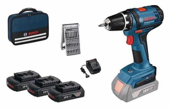 BOSCH Professional akumulatorska bušilica GSR 18-2-LI Akcijski set (0615990J50)