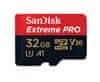 microSDHC 32 GB UHS-I V30 A1 Extreme Pro 100MB/s + adaptér (SDSQXCG-032G-GN6MA)
