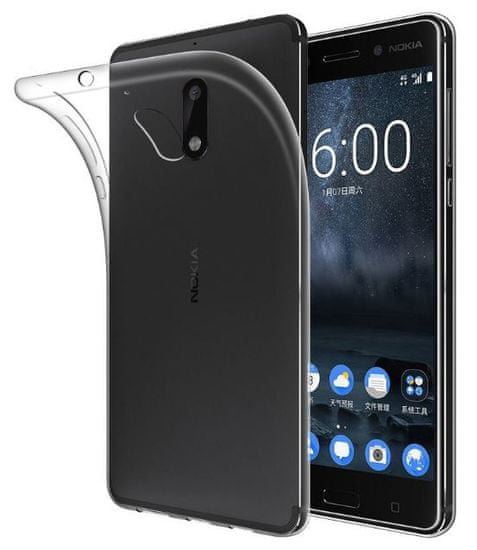 ultra tanak silikonski omot za Nokia 5, prozirna