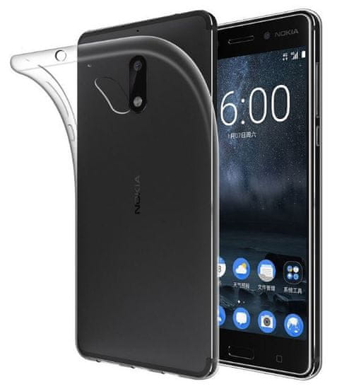 ultra tanak silikonski omot za Nokia 5, prozirna