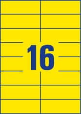 Avery Zweckform Etikete 3455 105X37, žute, 100 listova