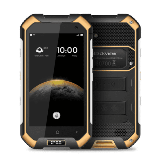 iGET GSM telefon Blackview BV6000, žuti