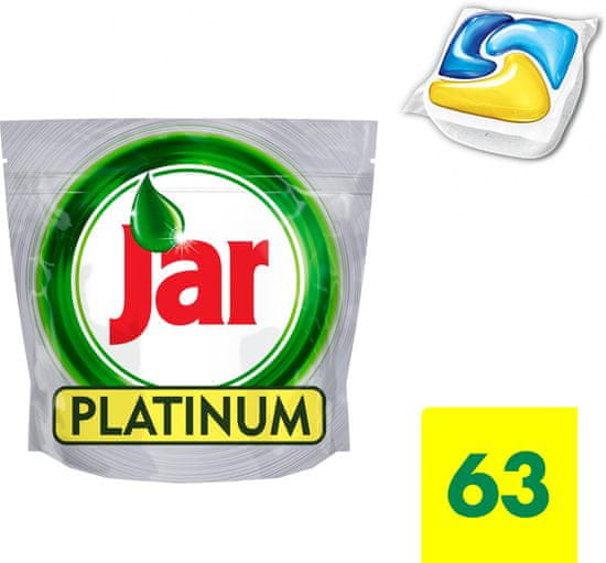 Jar kapsule Platinum Yellow, 63 komada