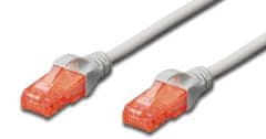 Digitus UTP kabel CAT.6, 10m, sivi