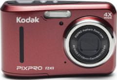 Kodak FZ43 digitalni fotoaparat, crveni