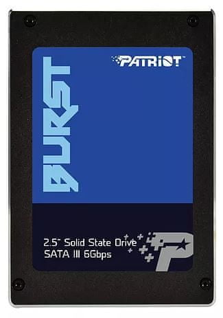 Patriot SSD disk Burst, 120 GB, 6,35 cm (2.5"), SATA III