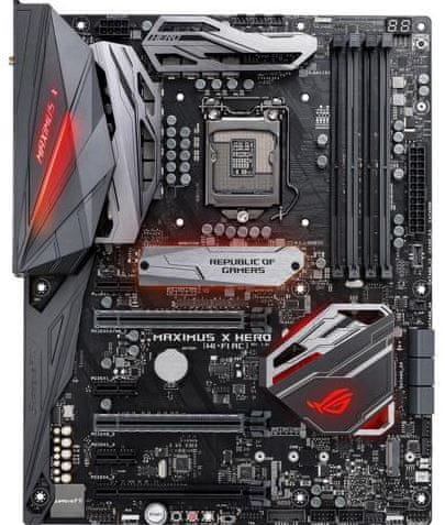 ASUS matična ploča ROG Maximus X Hero, ATX, DDR4, M.2, USB3.1, Aura RGB, LGA1151