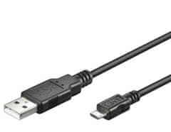Ewent kabel USB 2.0 A -> Micro USB B, 1,8 m, crni