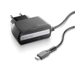 CellularLine kućni punjač USB-C, crni