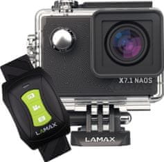 LAMAX sportska kamera X7.1 Naos s daljinskim upravljačem, trakom za glavu i nastavkom za vodu