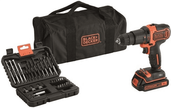 Black+Decker akumulatorska udarna bušilica BDCHD18S32