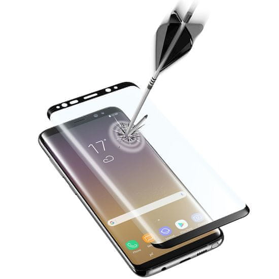 CellularLine zaštitno staklo za Samsung Galaxy Note 8, crno