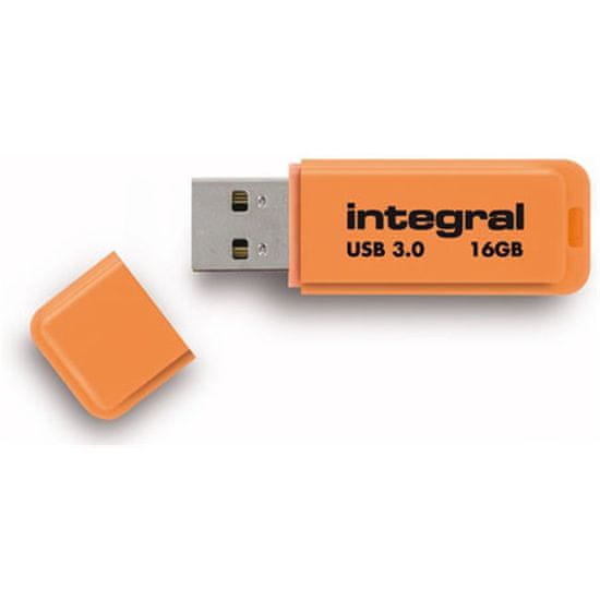 Integral USB stick Neon 16 GB USB 2.0, narančasta