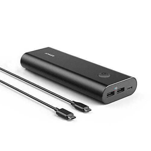 Anker prijenosna baterija PowerCore+ 20100 mAh, USB-C, crna