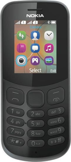 Nokia GSM telefon 130 DS, crni