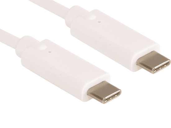 Sandberg kabel za punjenje USB-C, 2m, 60 W, bijel