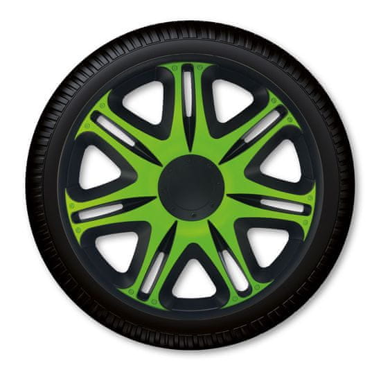 J - Tec naplatci Nascar Green Black, 15“, 4 komada