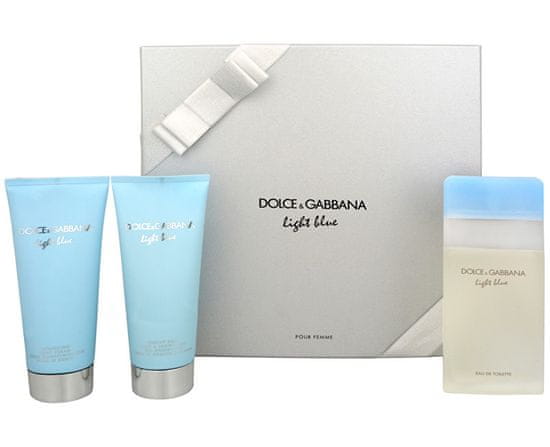 Dolce & Gabbana Light Blue, EDT, 100 ml + krema za tijelo 100 ml + gel za tuširanje 100 ml