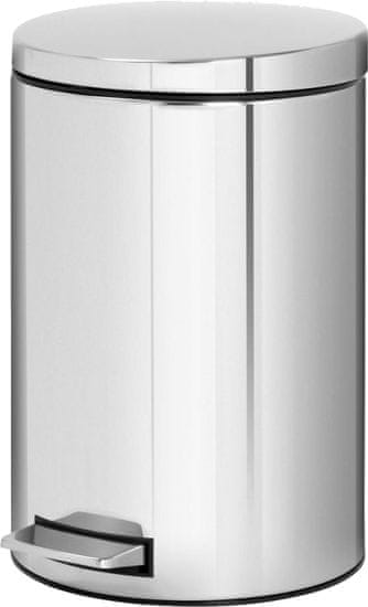 Brabantia kanta s pedalom Motion Control, 12 l, sjajni čelik