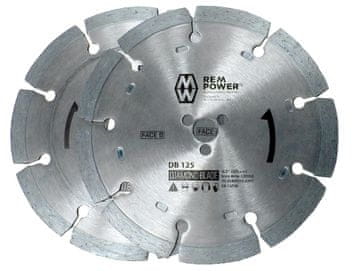 REM POWER očtrica za kružnu pilu TBS 221 125 mm, 2 kom