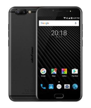 Ulefone mobilni telefon T1, crni