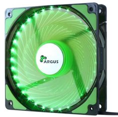 Inter-tech ventilator Argus L-12025-GR LED, 120 mm, zelena