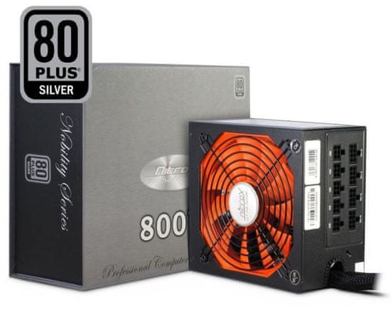 Inter-tech modularno napajanje CobaNitrox Nobility CN-800 NS 800W 80Plus Silver