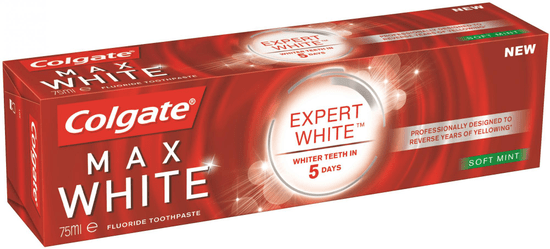 Colgate Max White Expert White Soft Mint pasta za zube, 75 ml