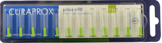 Curaprox nastavci Prime Refill 011 Green (1,1 - 5,0 mm), 12 komada, zeleni