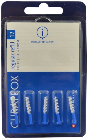 Curaprox nastavci Prime Refill 12 Blue (1,3 - 3,2 mm), 5 komada, plavi