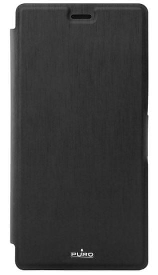 Puro preklopna maskica Book za Huawei P9 Lite, crna