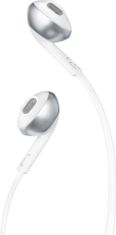 JBL T205 slušalice, srebrno-bijele