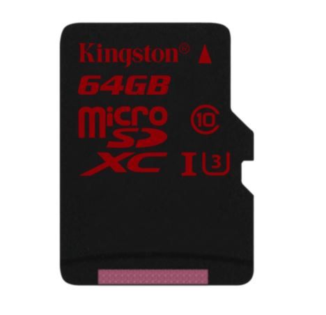 Kingston memorijska kartica 64 GB microSDHC/SDXC UHS-I U3 + SD adapter
