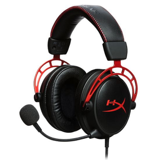 HyperX gaming slušalice s mikrofonom HyperX Cloud Alpha, crvene