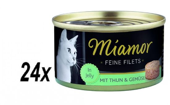 Finnern hrana za mačke Miamor, tuna i povrće, 24 x 100 g