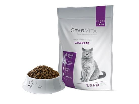Starvita Granule hrana za kastrirane mačke, 1,5 kg