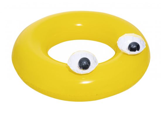 Bestway kolut na napuhavanje - oči, promjer 91 cm, žuti
